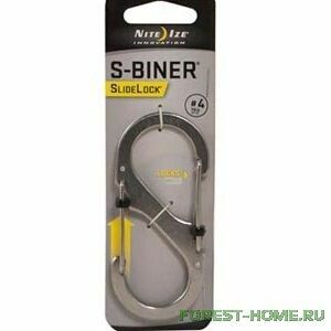 Карабин Nite Ize S-Biner SlideLock #4 Сталь 