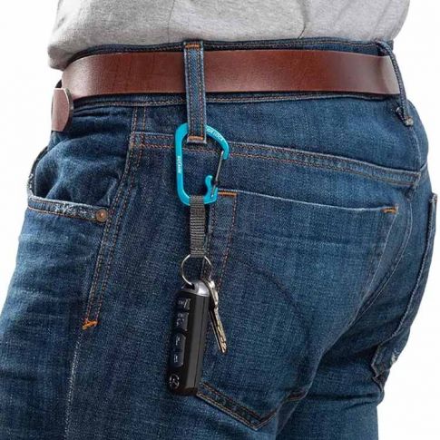 Карабин Nite Ize SlideLock Key Ring #3 Blue Aluminium 