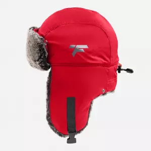 Мембранная шапка-ушанка Finntrail Terra red
