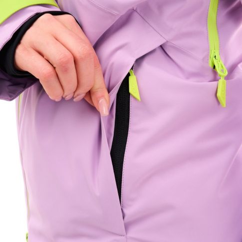 Куртка горнолыжная женская Dragonfly GRAVITY Woman Purple - Lime 