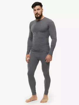 Комплект термобелья мужской Bask Extra Fit серый