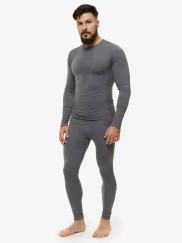 Комплект термобелья мужской Bask Extra Fit серый 
