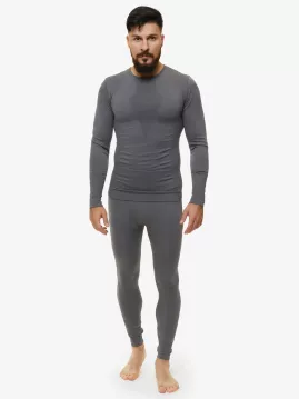 Комплект термобелья мужской Bask Extra Fit серый