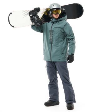 Куртка сноубордическая мужская DragonFly BALANCE Grey