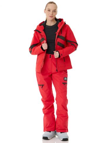 Брюки женские сноубордические Rehall Nori-R Hibiscus Red 