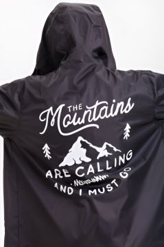 Плащ-дождевик MountainMan THE MOUNTAINS черный