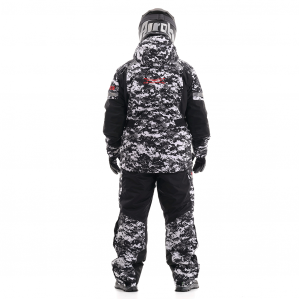 Куртка снегоходная DragonFly Expedition camo-red