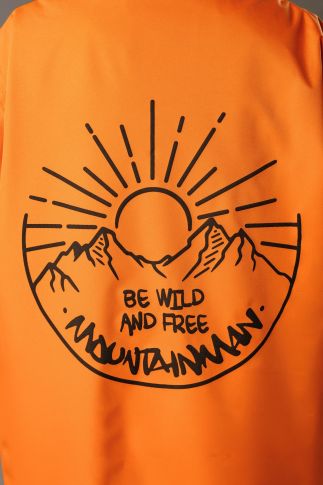 Плащ-дождевик MountainMan BE WILD оранжевый 