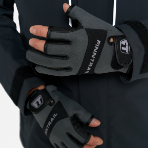 Перчатки мужские неопреновые FINNTRAIL NEOSENSOR серый