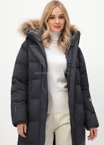 Женское пуховое пальто Technology of Comfort 2410 П графит