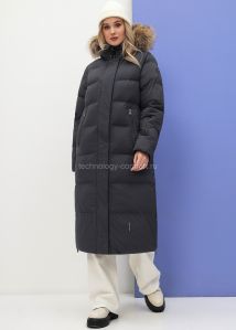Женское пуховое пальто Technology of Comfort 2410 П графит