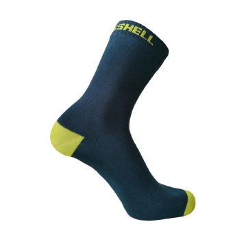Водонепроницаемые носки DexShell Ultra Thin Crew, синий/желтый