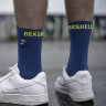Водонепроницаемые носки DexShell Ultra Thin Crew, синий/желтый