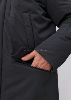 Мужской пуховик Technology of Comfort 5704 темно-серый