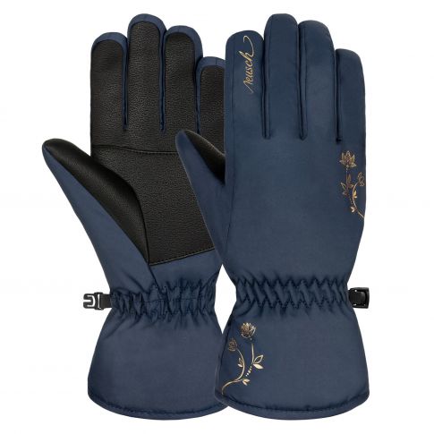 Перчатки REUSCH Ice Flower Dress Blue/Gold 
