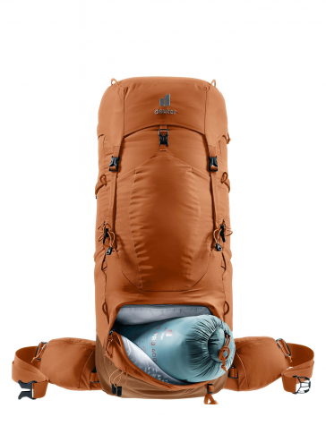 Рюкзак женский Deuter Aircontact Lite 45+10 SL Pecan/Mocha 
