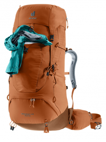 Рюкзак женский Deuter Aircontact Lite 45+10 SL Pecan/Mocha 