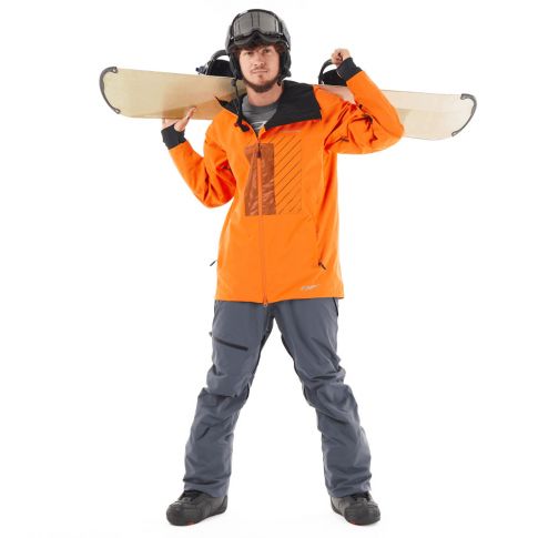 Куртка сноубордическая мужская DragonFly BALANCE Orange 
