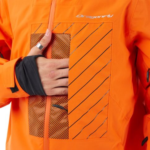 Куртка сноубордическая мужская DragonFly BALANCE Orange 