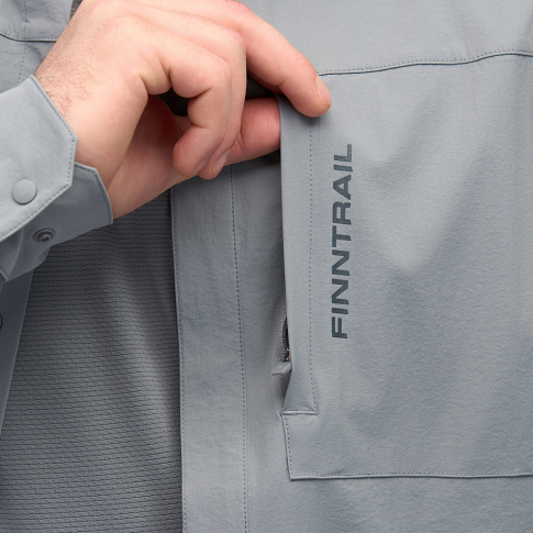 Рубашка мужская FINNTRAIL BREEZE grey 
