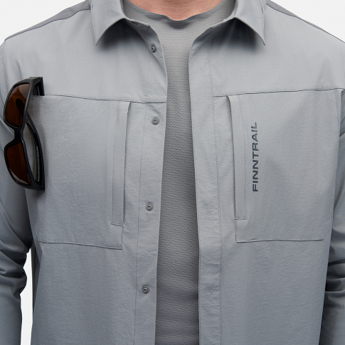 Рубашка мужская FINNTRAIL BREEZE grey 