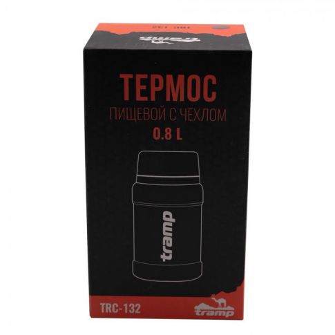 Tramp термос с широким горлом 0,8 л с сумкой TRC-132 