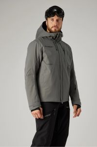 Куртка мужская горнолыжная Дыхтау серая Stayer 42113-19