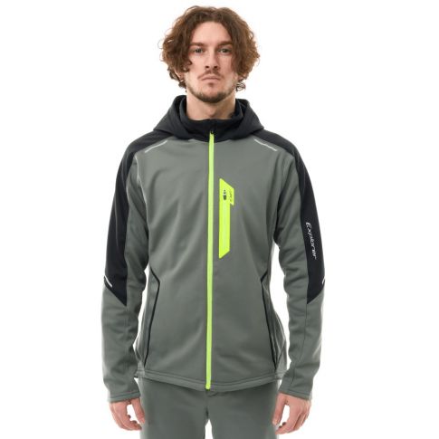 Куртка мужская DragonFly EXPLORER 2.0 Grey-Lemon 