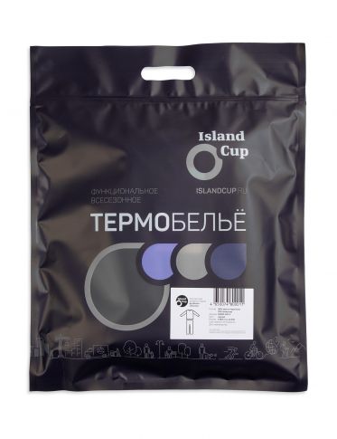Комплект термобелья мужской  ISLAND CUP  черный 