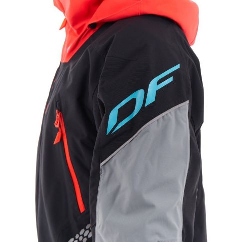 Комбинезон Dragonfly EXTREME 2.0 мужской Black - Red - Grey 100 
