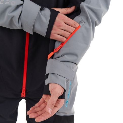 Комбинезон Dragonfly EXTREME 2.0 мужской Black - Red - Grey 100 