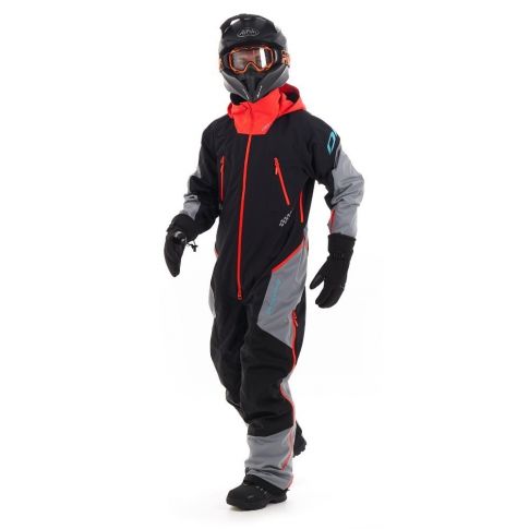 Комбинезон Dragonfly EXTREME 2.0 мужской Black - Red - Grey 100 