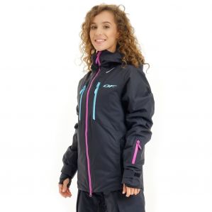 Куртка горнолыжная женская DragonFly Gravity Premium Black-Pink