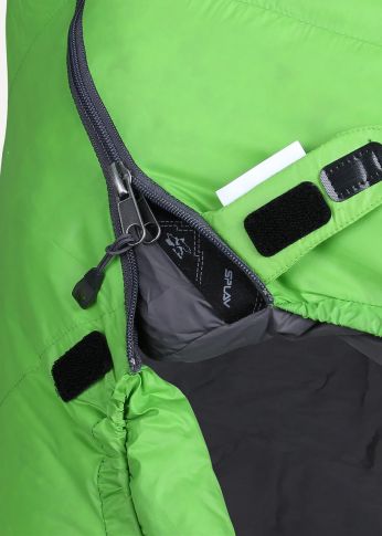 Спальный мешок пуховый Сплав Adventure Comfort лайм 220 см 