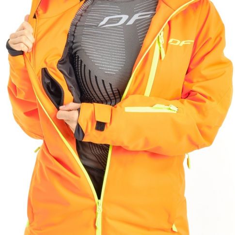 Куртка женская DragonFly Gravity Premium Orange-Yellow 