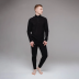 Термобелье мужское Следопыт Fleece Zip черный 