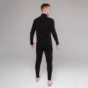 Термобелье мужское Следопыт Fleece Zip черный