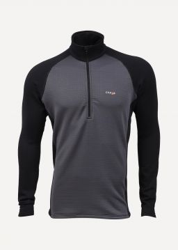 Термобелье мужское Сплав верх Active Polartec Power Grid L/S мод 2 черно-серая