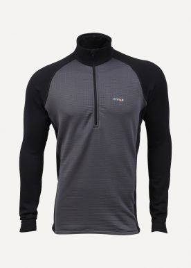 Термобелье мужское Сплав верх Active Polartec Power Grid L/S мод 2 черно-серая