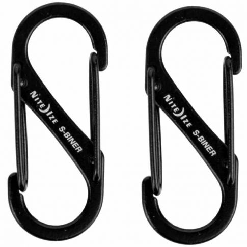 Карабин Nite Ize S-Biner Dual Carabiner #1 черный 2 шт 